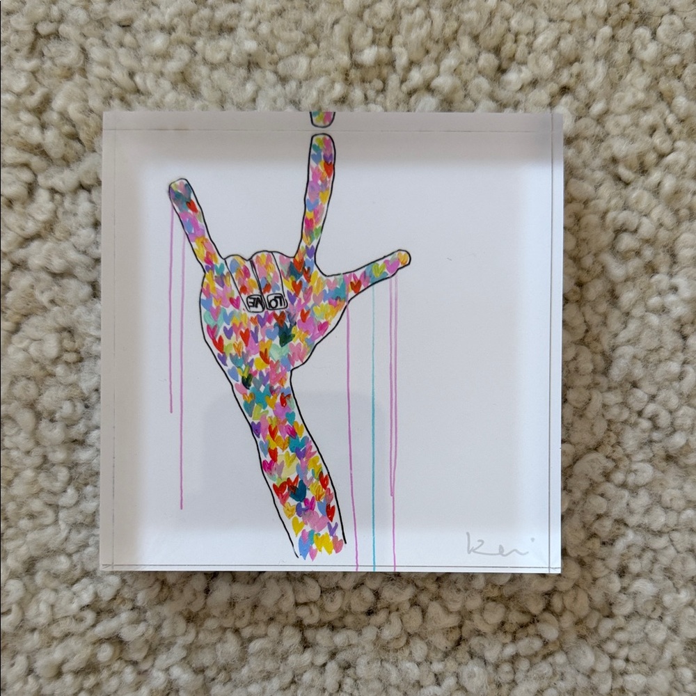 4”x4”Kerri Rosenthal Acrylic Block